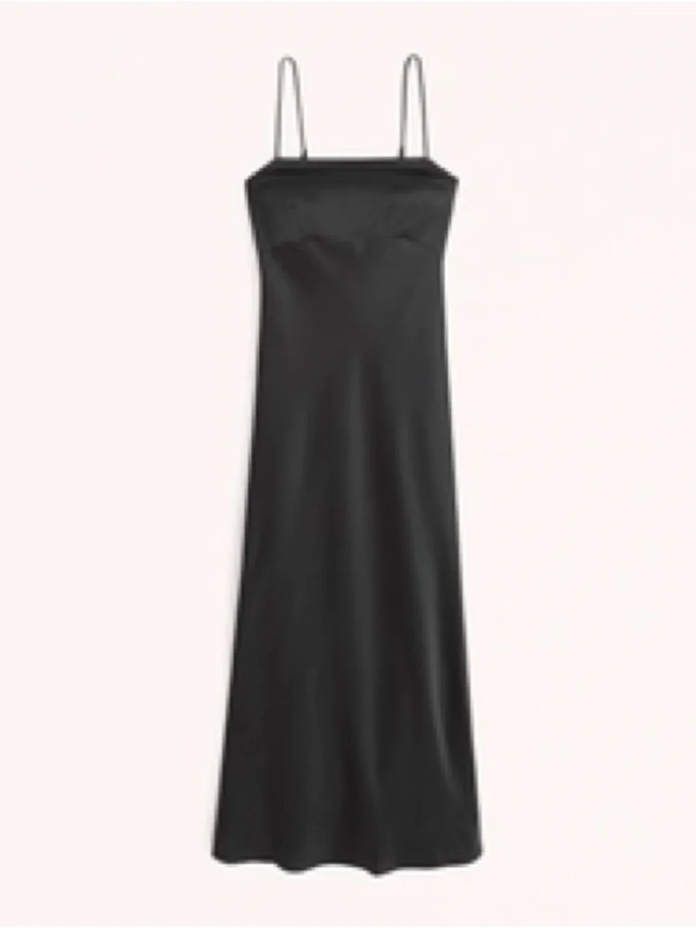 Satin Cowl Back Slip Midi Dress : Abercrombie: Petite Large